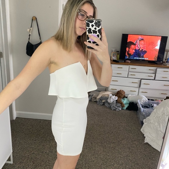 White Blue Blush Dress! - Picture 3 of 6